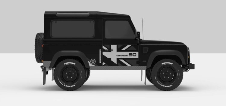 Defender Black -- Dark Grey / Super Ligth Grey