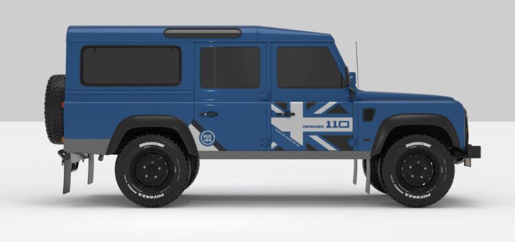 Defender Blue -- Dark Grey-Super Ligth Grey