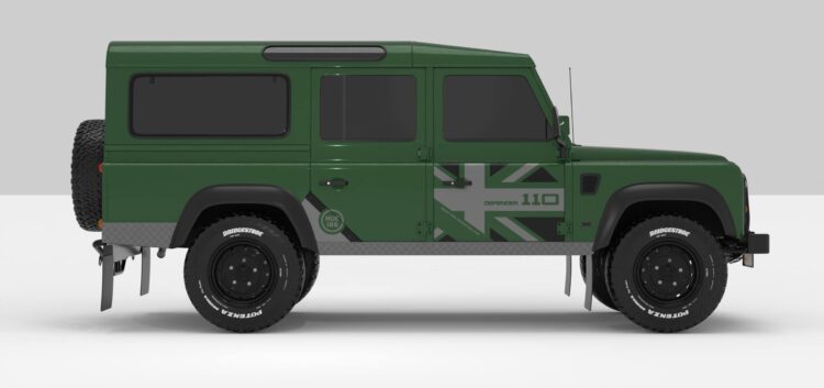 Defender Green -- Dark Grey-Ligth Grey