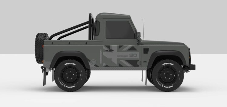 Defender Keniswick Green -- Dark Grey / Ligth Grey