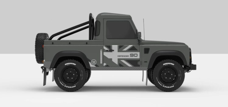 Defender Keniswick Green -- Dark Grey / Super Ligth Grey