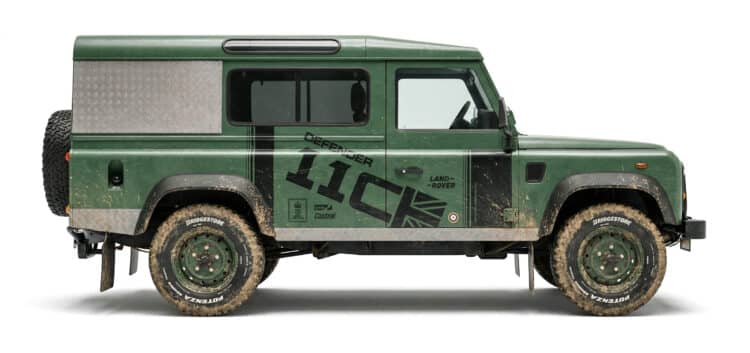 KIT-N°04 Sticker décoratif pour Land Rover Defender 110 Hard Top Windows